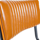 Hipster Leather Upholstered Bar Stool Tan