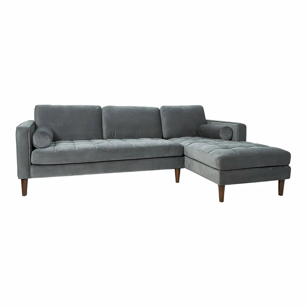 L couch hot sale gray