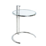 Eileen Gray Style Side Table - Chrome