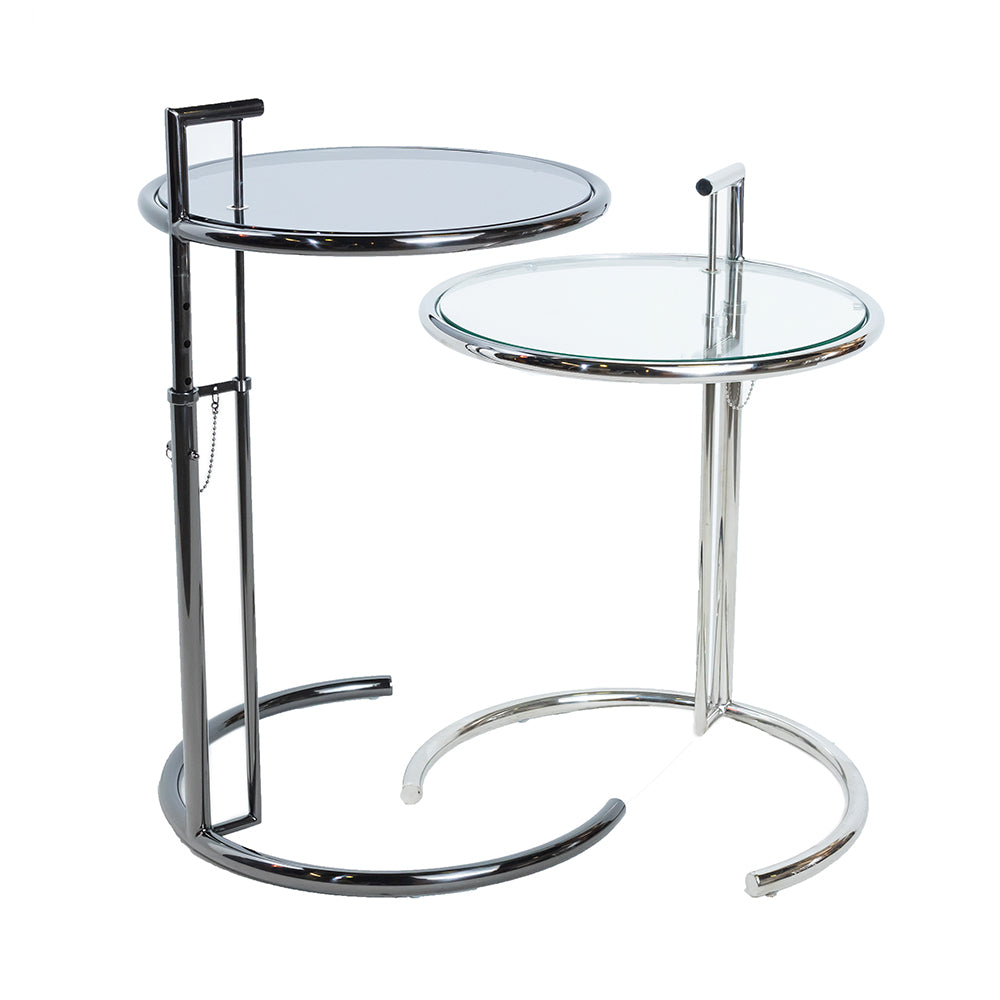 Eileen Gray Style Side Table - Graphite