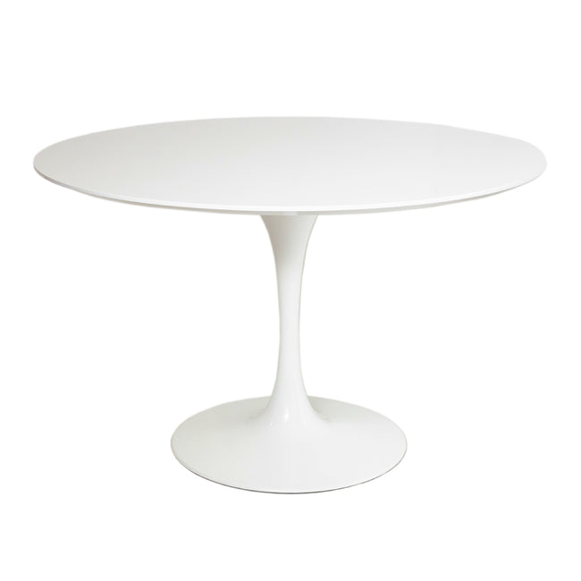 Eero Saarinen Tulip Style Table - White Top 90cm / Diameter