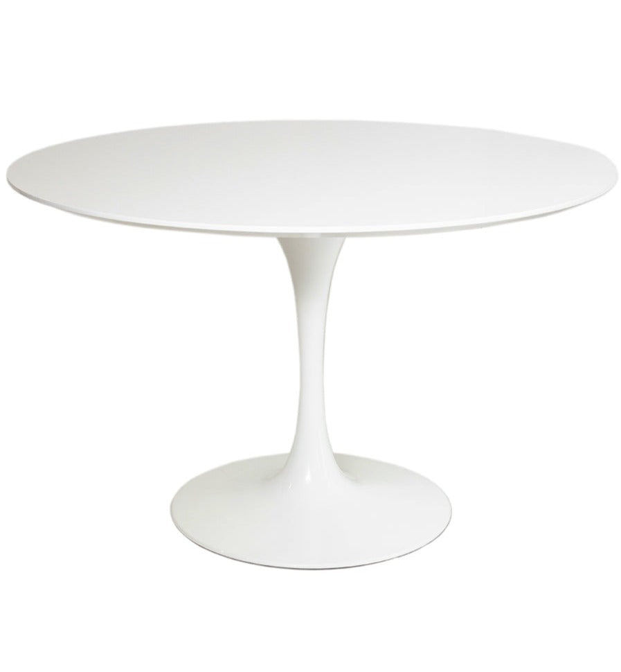 Eero Saarinen Tulip Style Table - White Top 120cm / Diameter