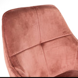 Carver Dining Chair Pink Velvet