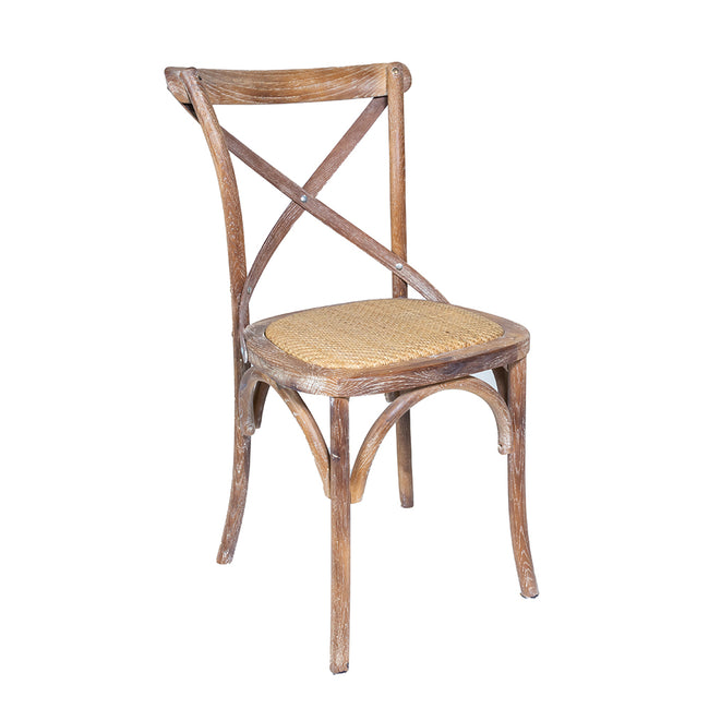 Vintage Oak Crossback Chair