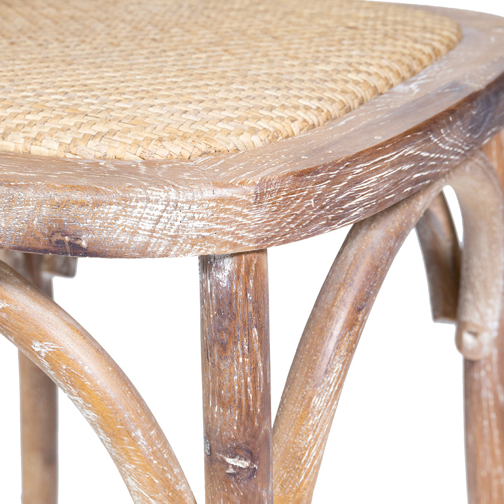 Vintage Oak Crossback Chair