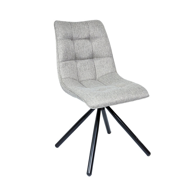 Bondo Dining Chair Grey Fabric