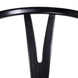 Hans J Wegner style Wishbone Bar Stool - All Black