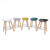 Vogue Low Back Bar Stool - Black