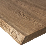 Solid Oak Table Brown / Star Frame White / Strachel A.F.