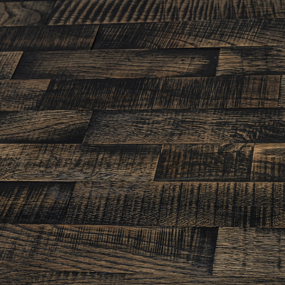 Reclaimed grey oak dining table discount