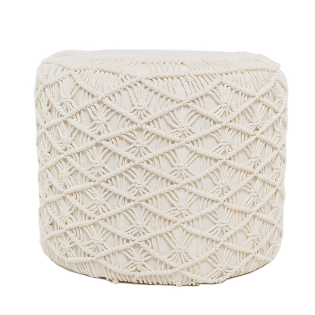 Macrame Pouf