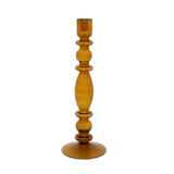 Candle Holder Bottle Brown