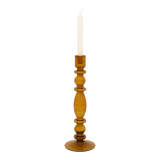 Candle Holder Bottle Brown