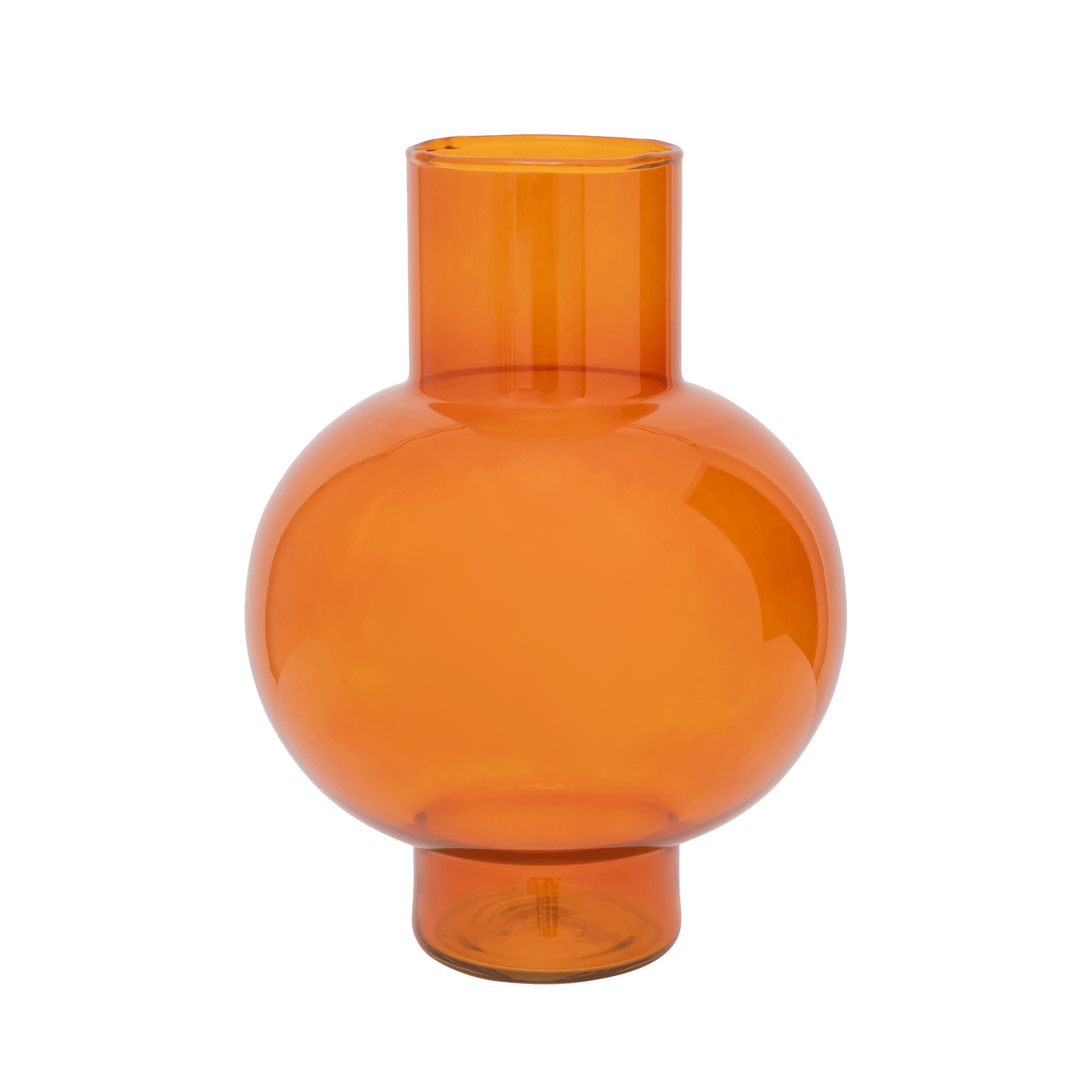 Vase Tummy Orange Rust