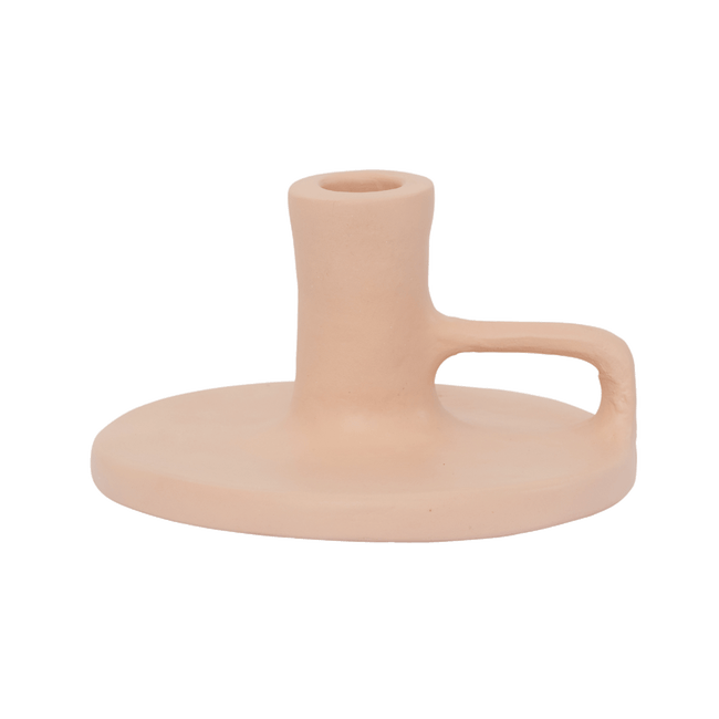 Candle Holder Legerro Peach Whip
