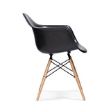 Iconic DAW Style Arm Chair - Black