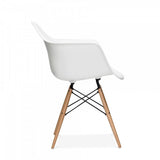 Iconic DAW Style Arm Chair - White