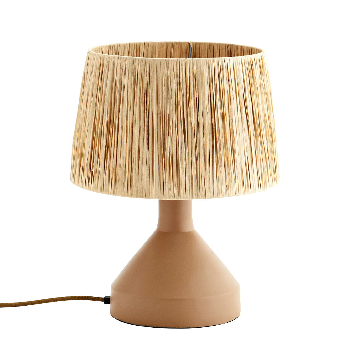 Iron Table Lamp Beige With Raffia Shade
- Madam Stoltz