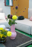 HKliving Glass Vase Flamingo Pink