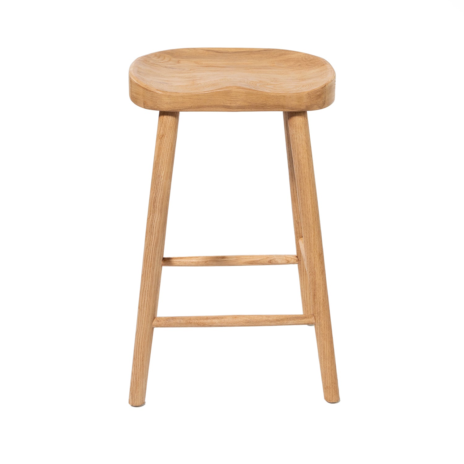 Solid Oak Bar Stool