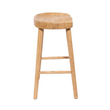 Solid Oak Bar Stool