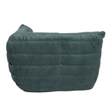 Togo Style Sofa Teal Corduroy Corner