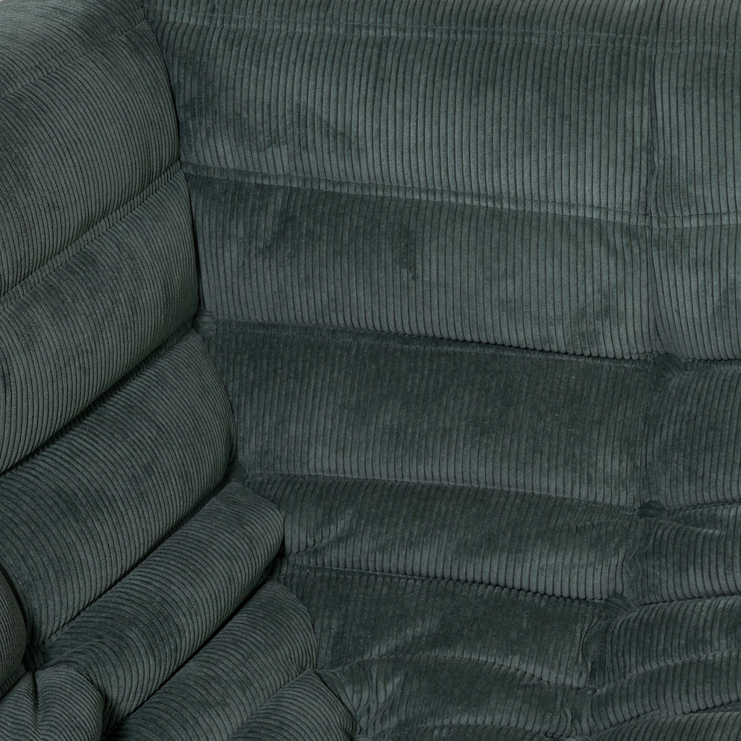 Togo Style Sofa Teal Corduroy Corner