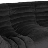 Togo Style Sofa Charcoal Grey  Corduroy