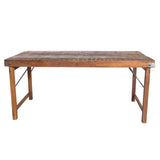 Dining Table Folding Brown