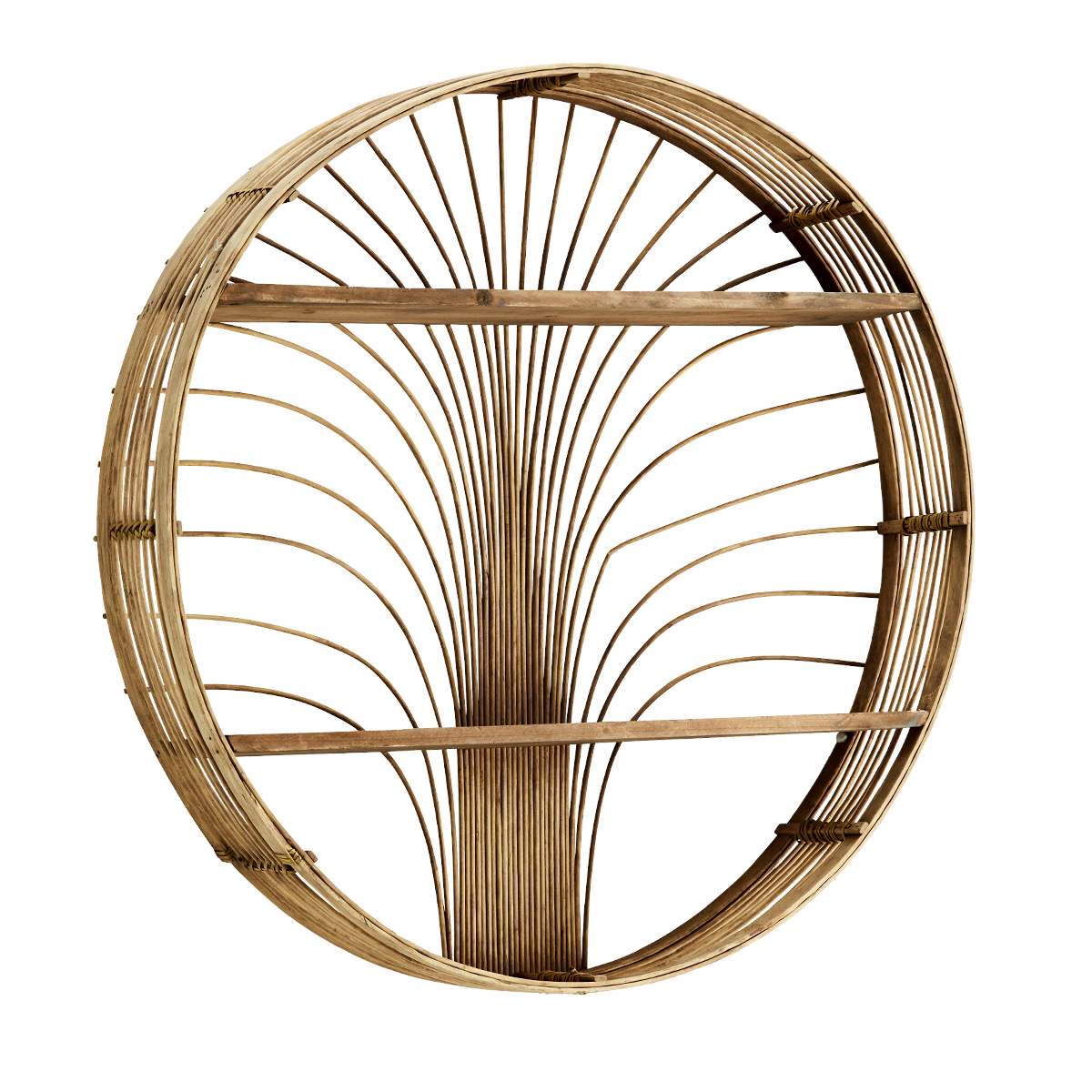 Round Rattan Shelf D:60 cm