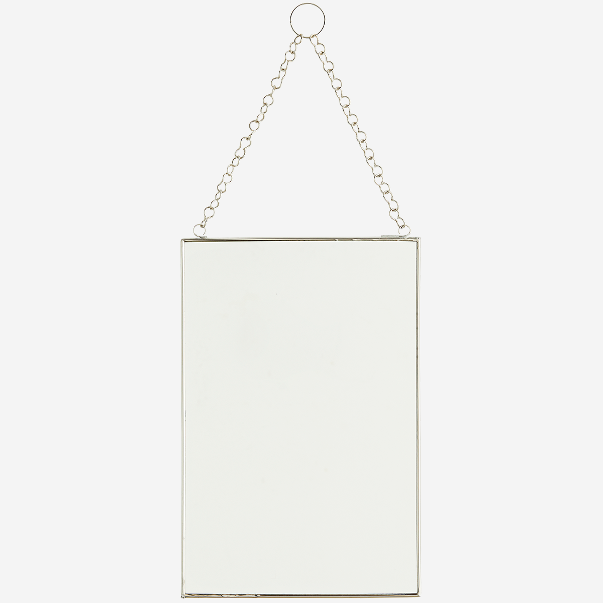 Hanging Mirror Silver 20x30 cm - Madam Stoltz
