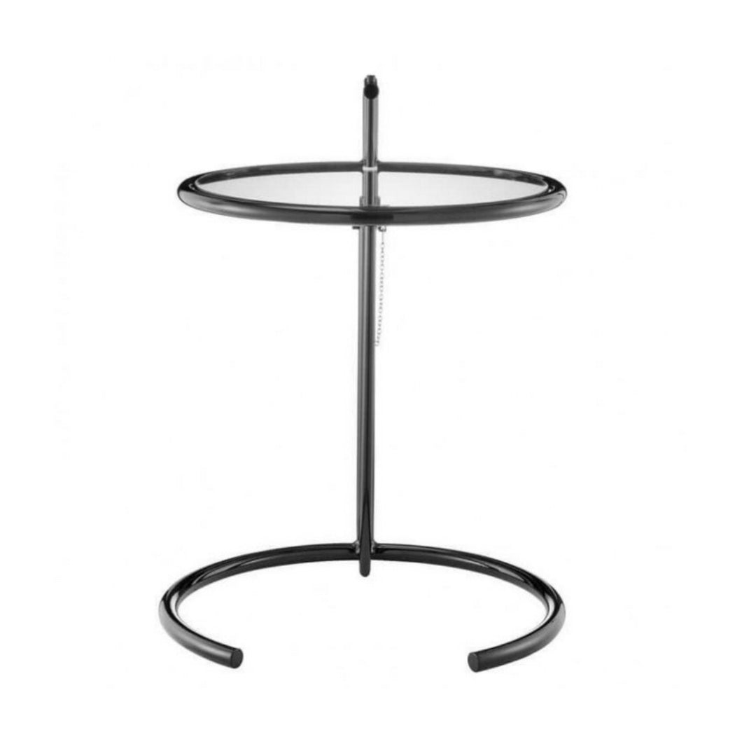Eileen Gray Style Side Table - Graphite