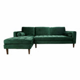 Ashfield Left Corner Sofa Bottle Green