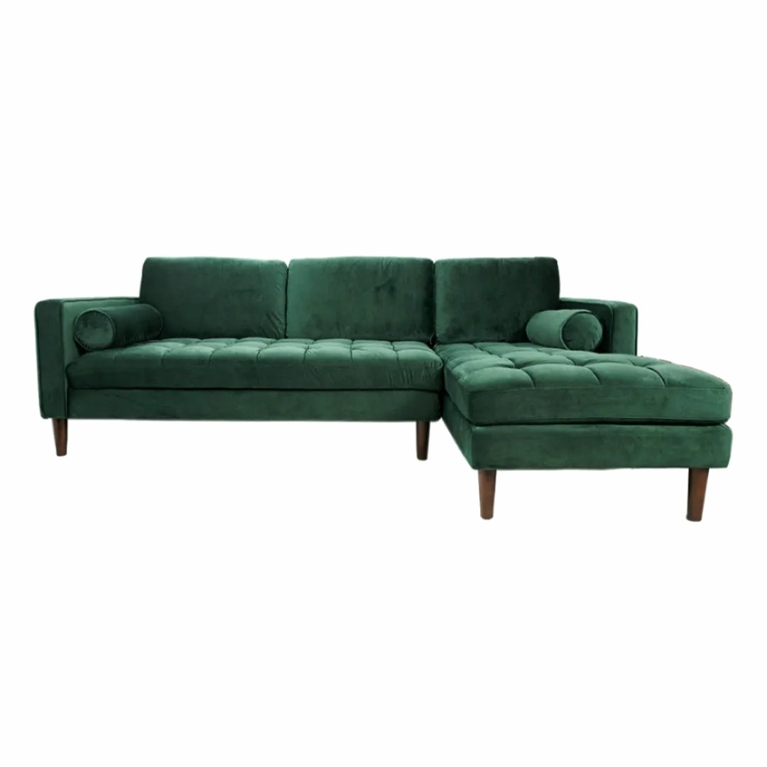 Ashfield Right Corner Sofa Bottle Green