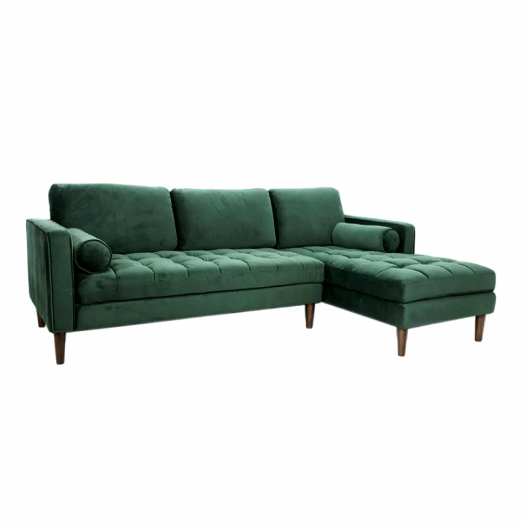 Ashfield Right Corner Sofa Bottle Green