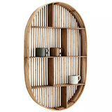 Oval Bamboo Shelf Large