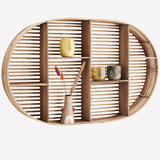 Oval Bamboo Shelf Large