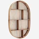 Oval Bamboo Shelf Large