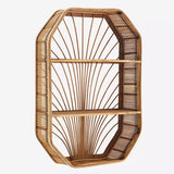 Rectangular Bamboo Shelf 41,5x13,5x60,5 cm