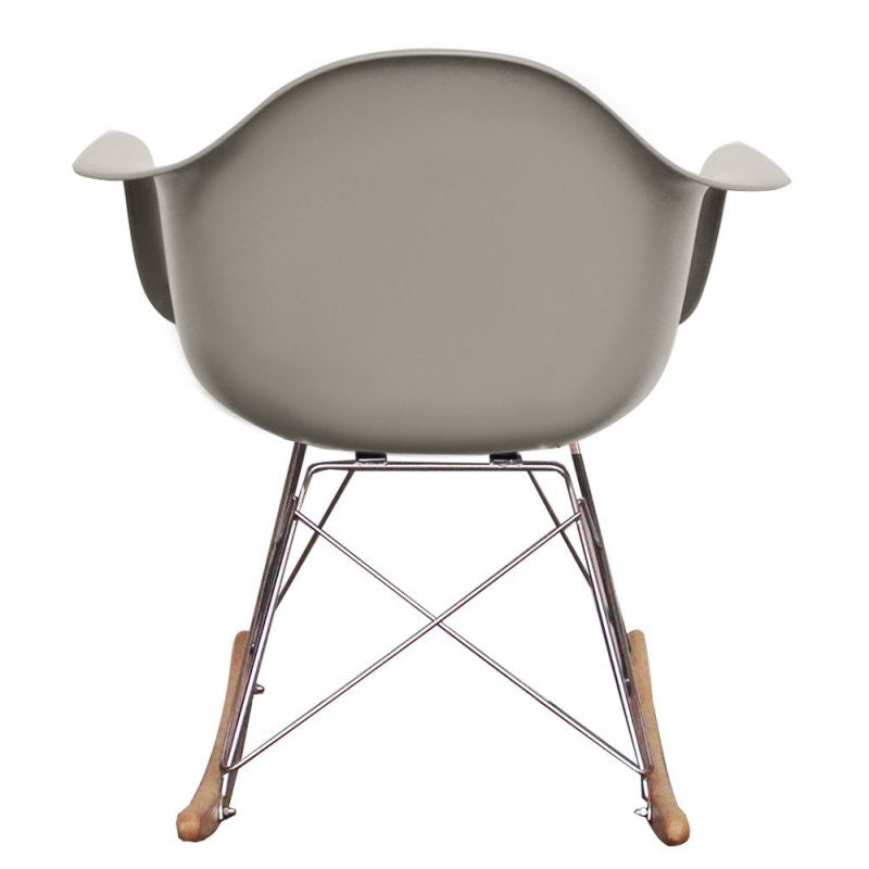 Iconic RAR Style Rocking Chair - Light Grey