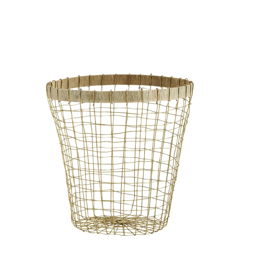 Wire Basket With Wood
- Madam Stoltz