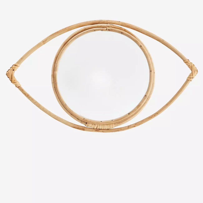 Hanging Eye Mirror With Bamboo