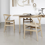 Hans J Wegner style Wishbone Chair - Natural