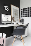 Iconic DAW Style Arm Chair - Black