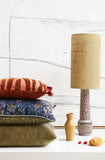 HKliving Jute Cylinder Lamp Shade Jade Green