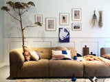 HKliving vint couch: element right, corduroy rib, brown