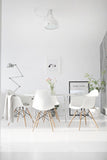 Iconic DAW Style Arm Chair - White