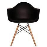 Iconic DAW Style Arm Chair - Black