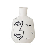 Norma Vase White Stoneware - Bloomingville