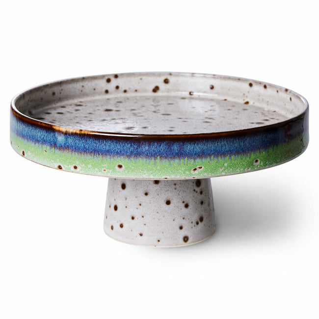 Ceramic Bowl On Base, Comet